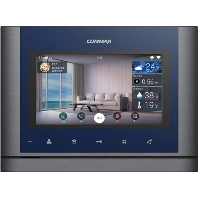 Абонентский монитор COMMAX CIOT-700M Metalo White